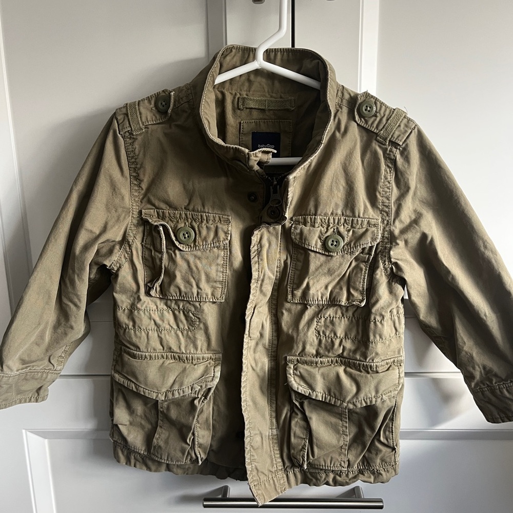 BABY GAP 2T 100% Cotton, Lined Utility Style Jacket
